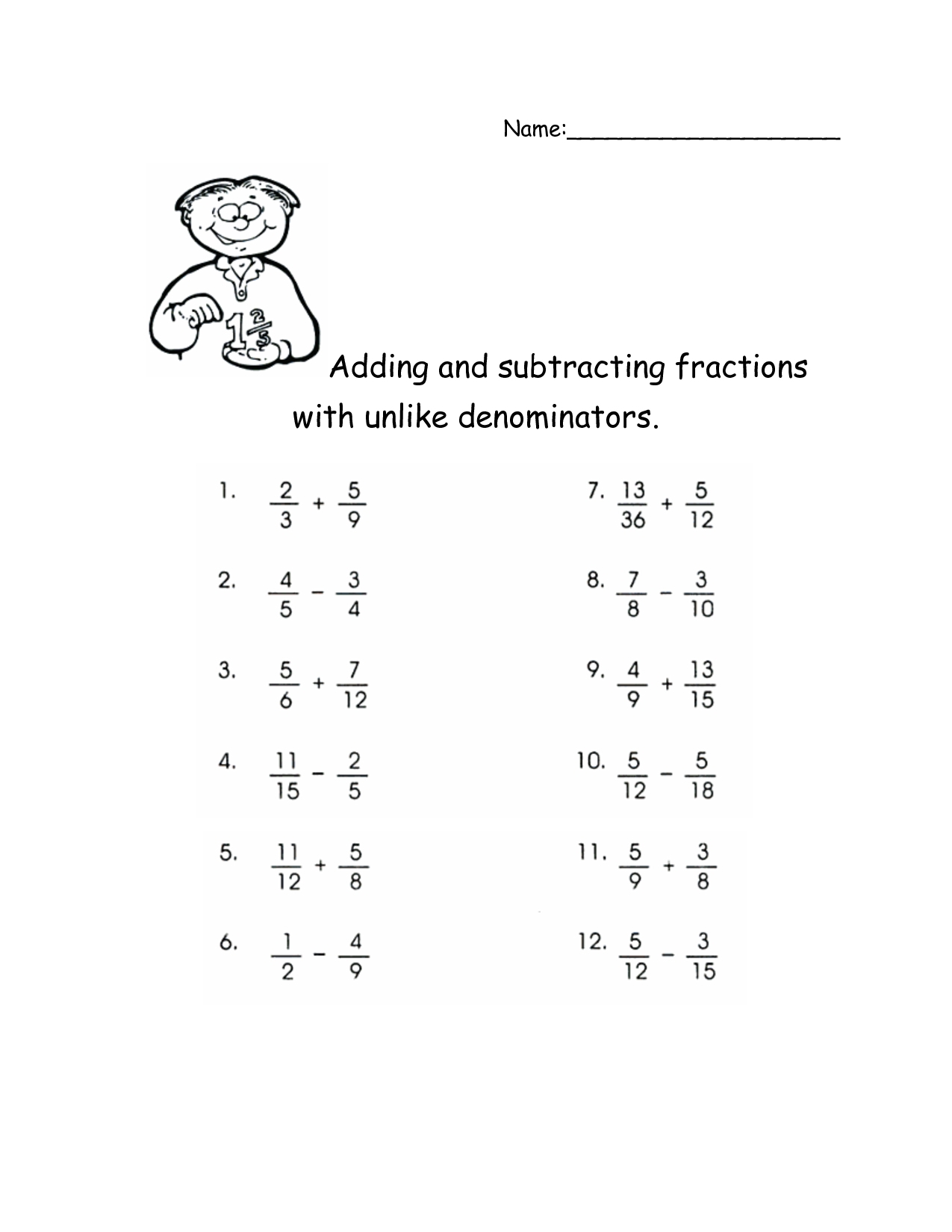 Subtracting Mixed Numbers With Like Denominators And Regrouping 