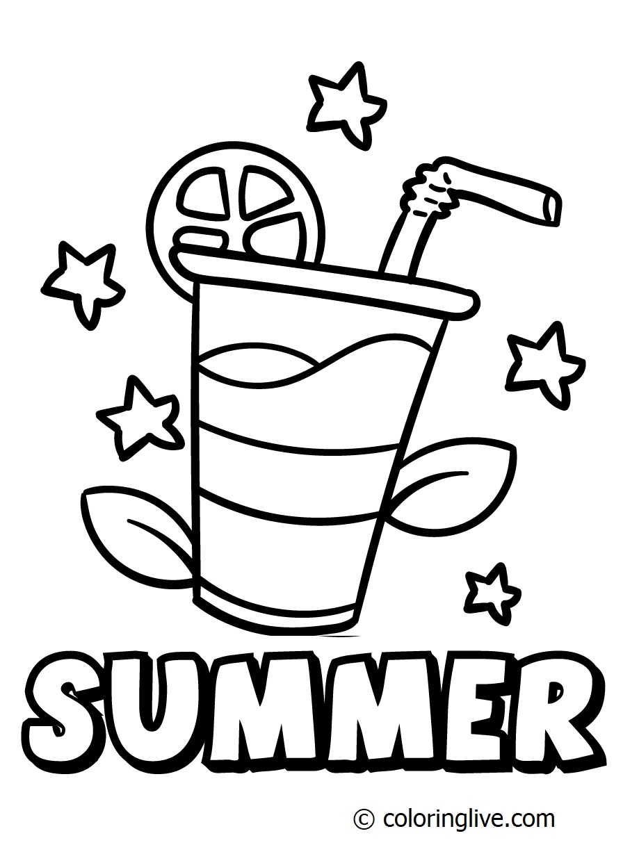 Summer Coloring Pages 16 Printable Sheets Simple To Draw Easy For 