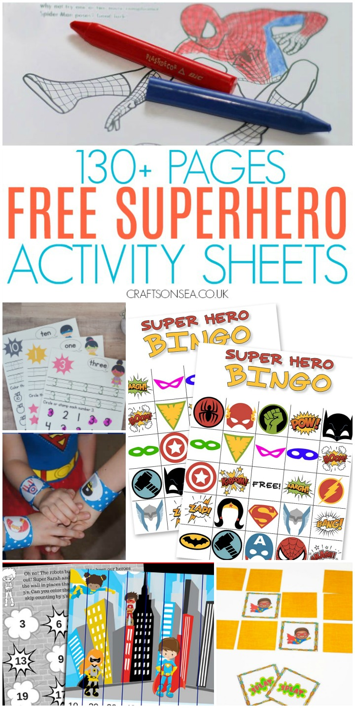 Superhero Printable Activities