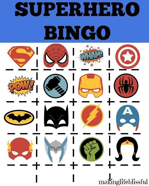 Superhero Printable Activities