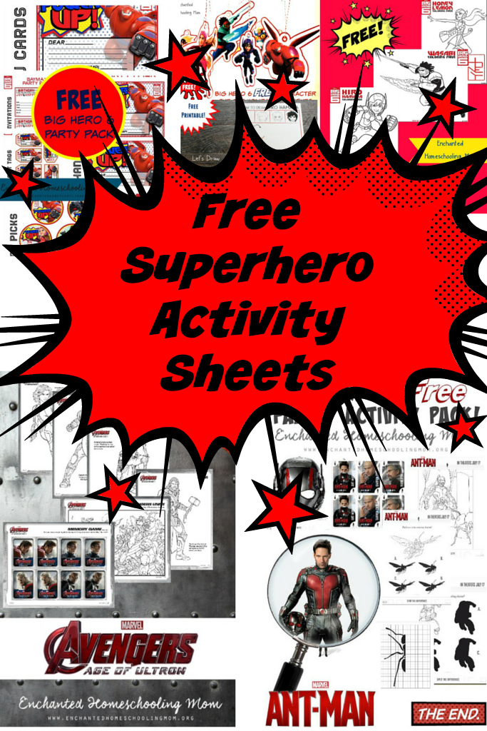 Superhero Printable Activities Printable Calendars AT A GLANCE