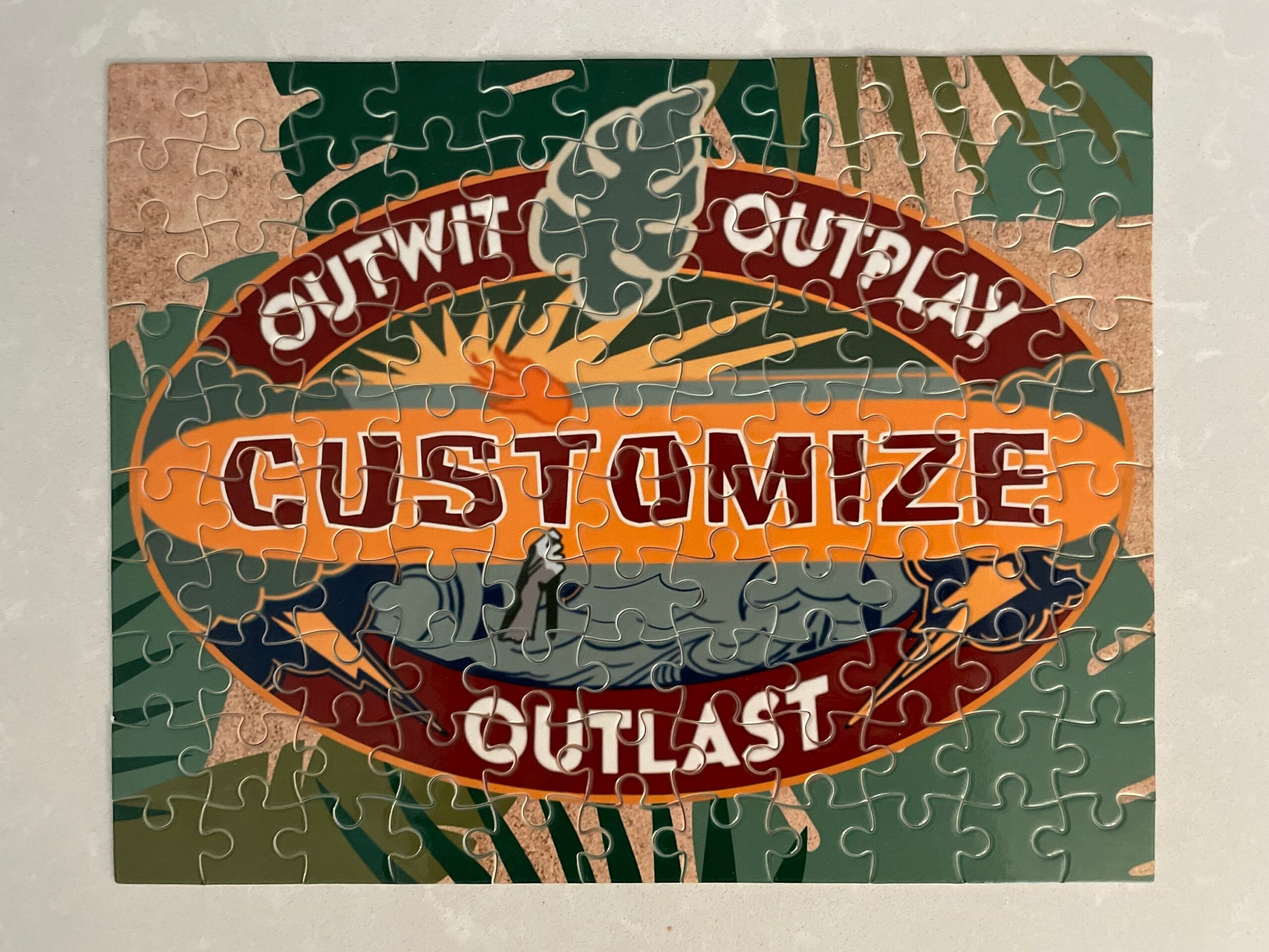 survivor puzzle template