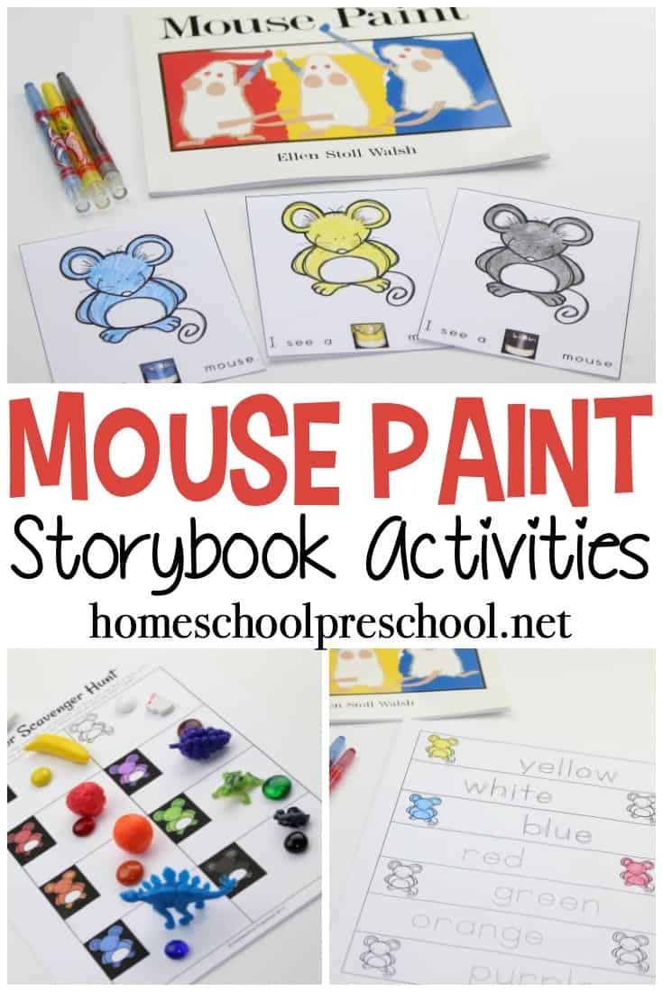 mouse paint printable activities