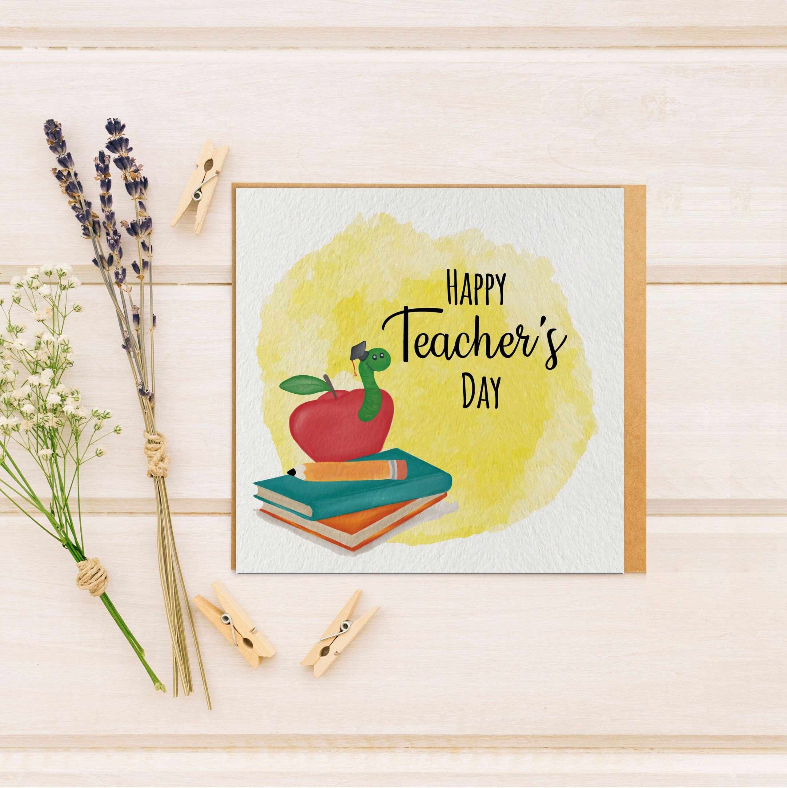 printable teachers day card template