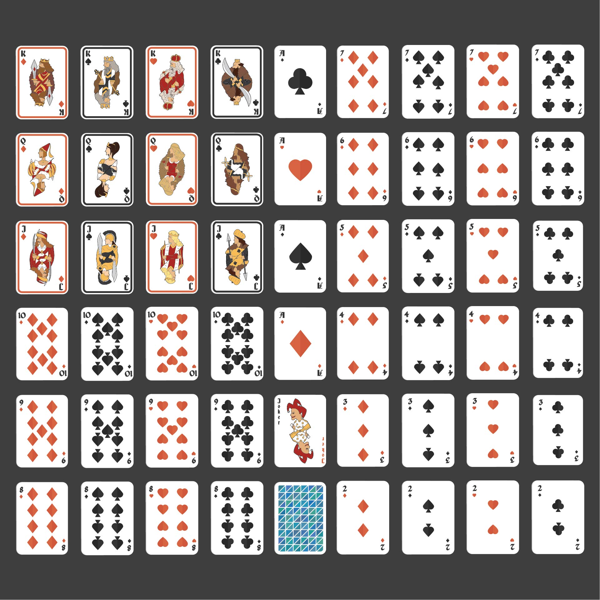 Template For Playing Cards Printable Toptemplate my id