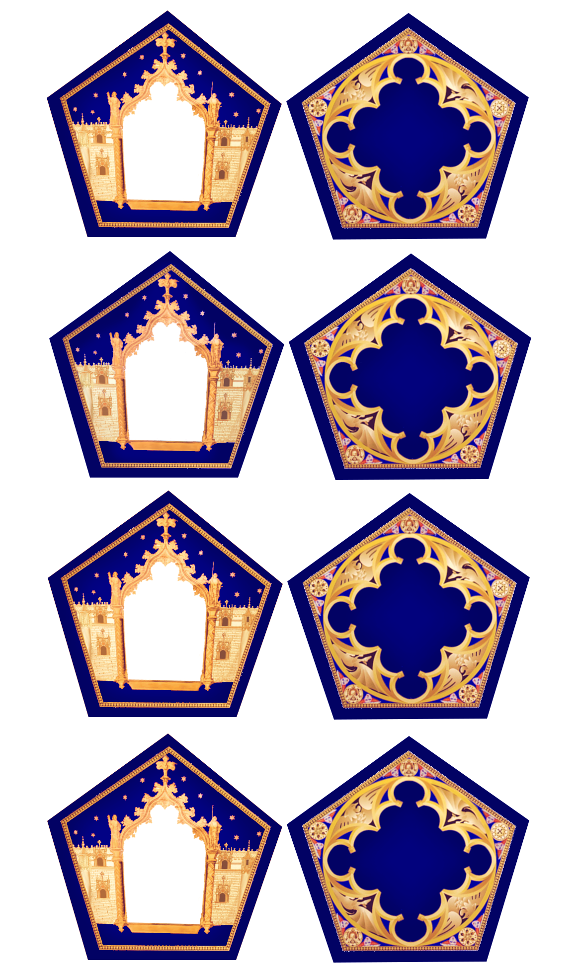 Template Harry Potter Chocolate Frog Cards Printable Printable Templates