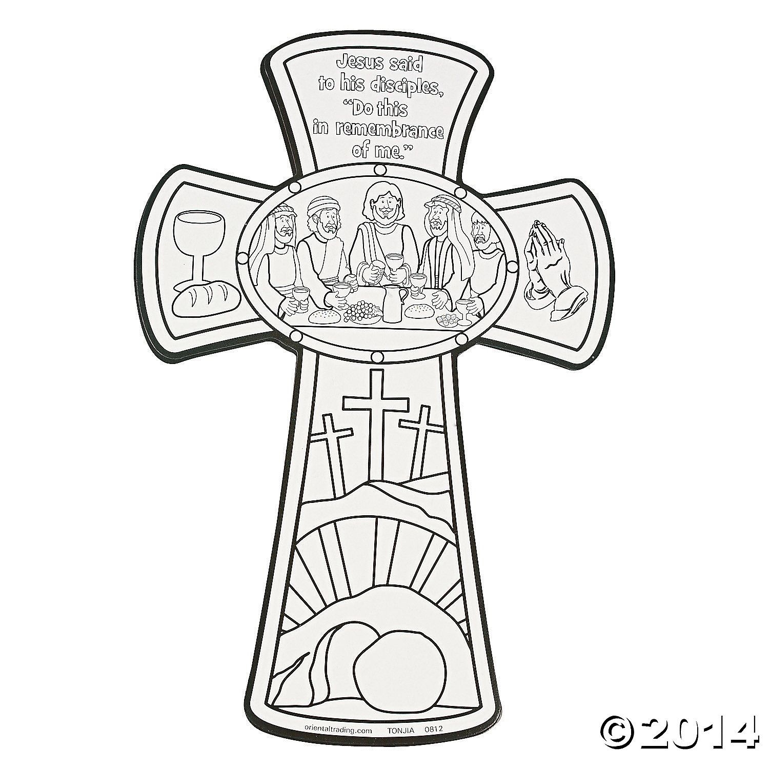 template printable last supper craft