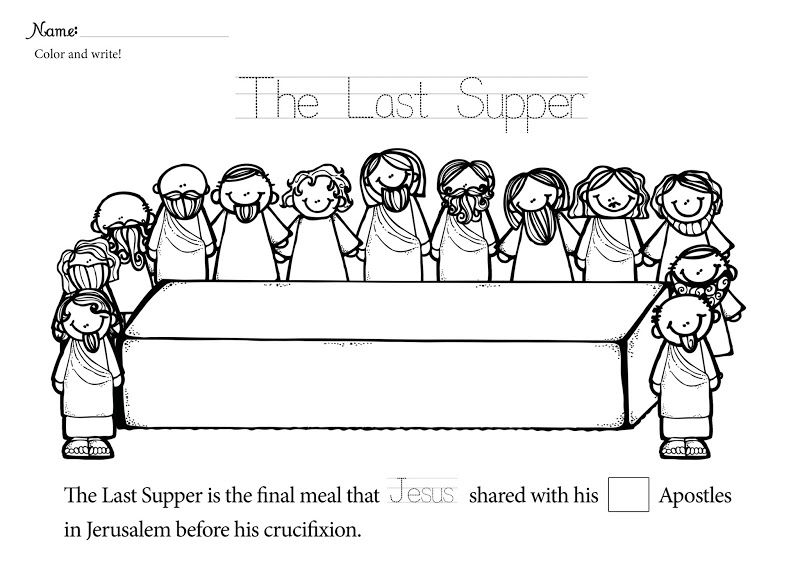 Template Printable Last Supper Craft Printable New Year Banners