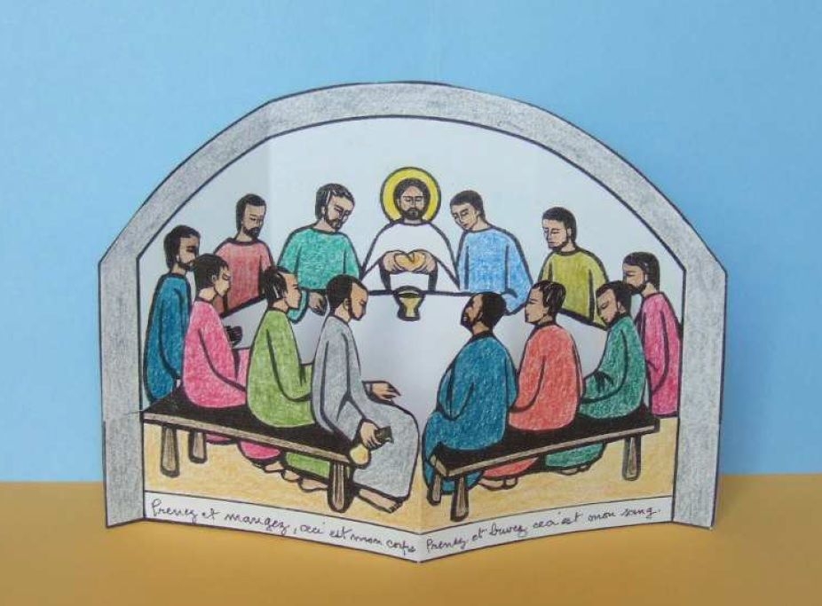 Template Printable Last Supper Craft