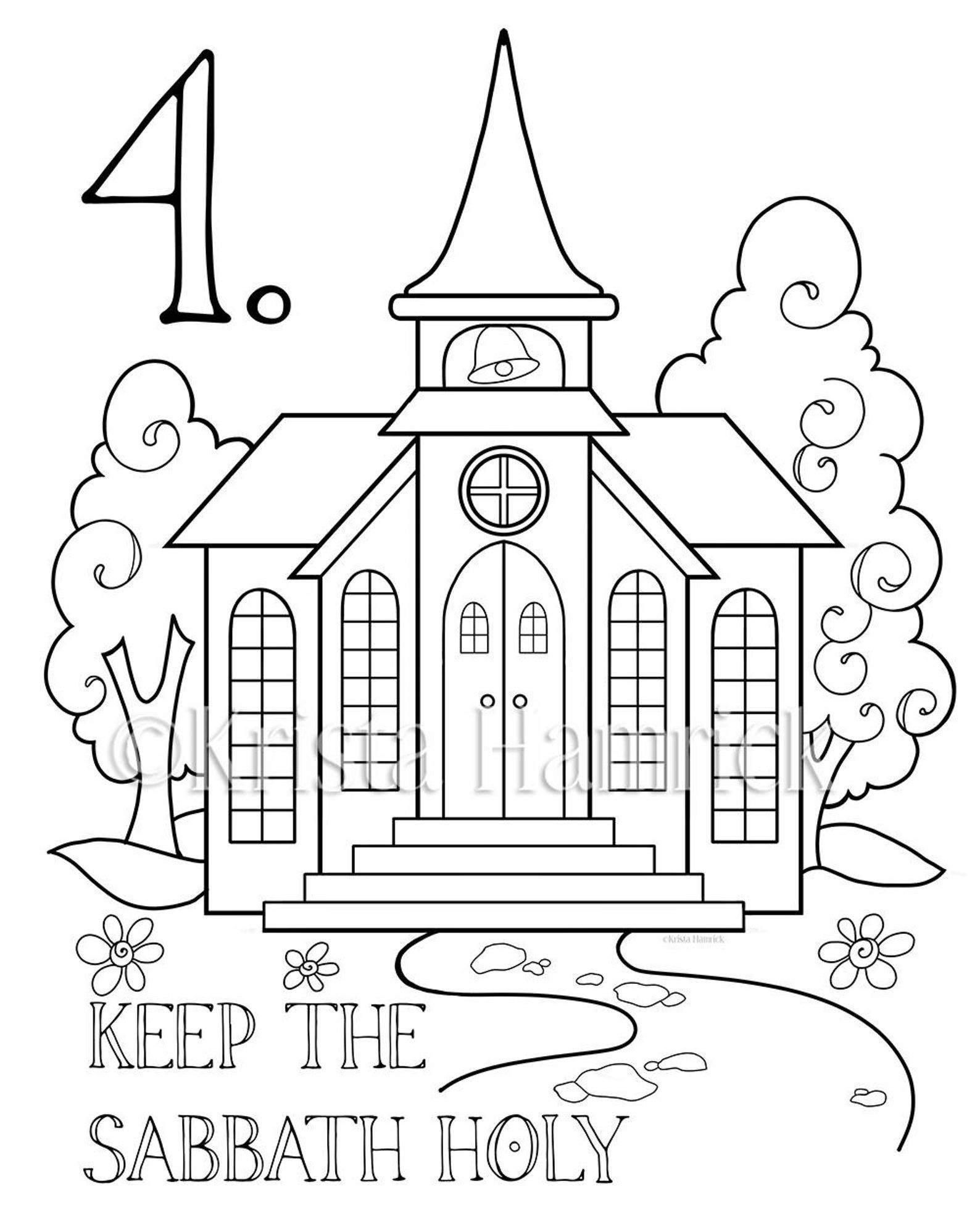 printable pictures of the ten commandments