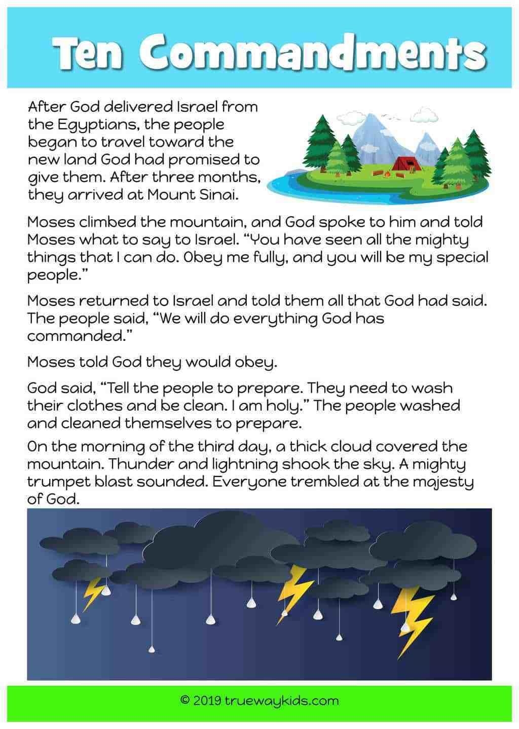 Ten Commandments Free Printables Printable Templates Free