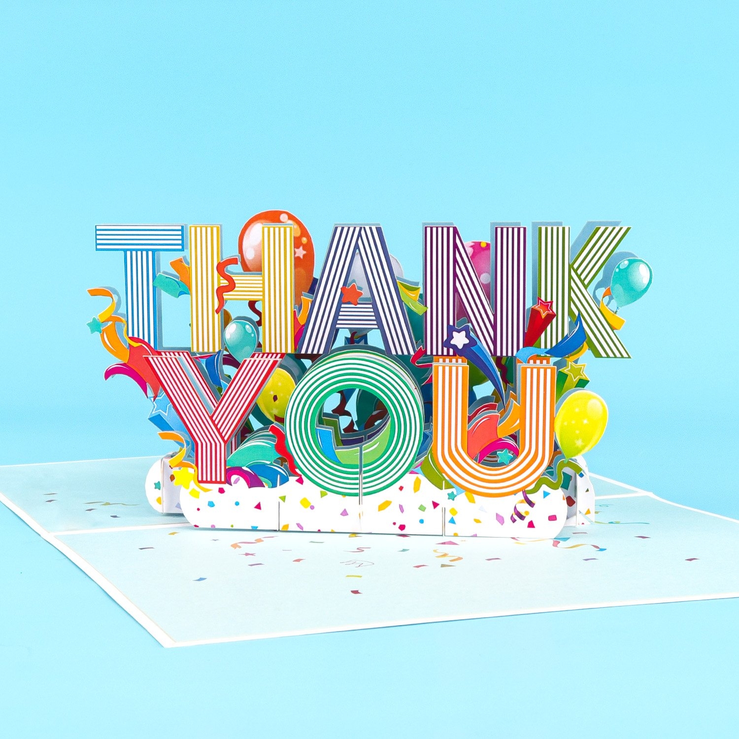 Thank you pop up card FS135 detail thank you pop up card thank you card