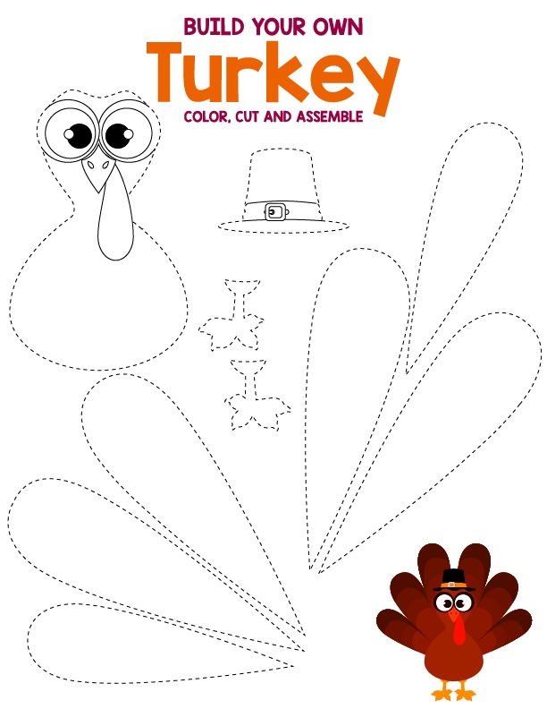 printable thanksgiving activities for kindergarten