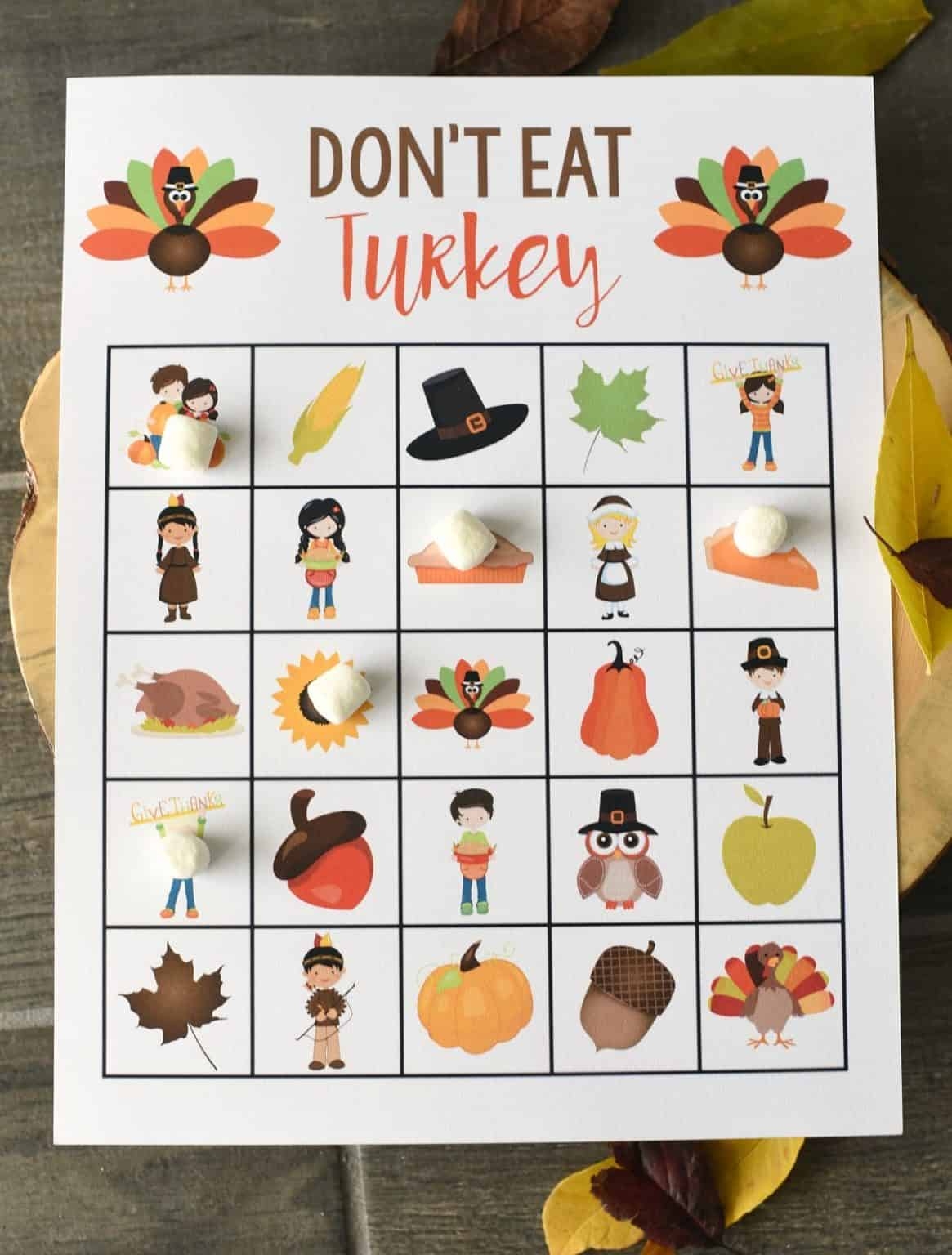 Thanksgiving Activities With Free Printables A Girl And A Glue Gun