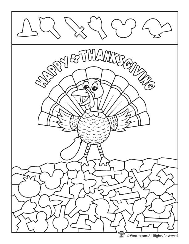 thanksgiving hidden pictures printables