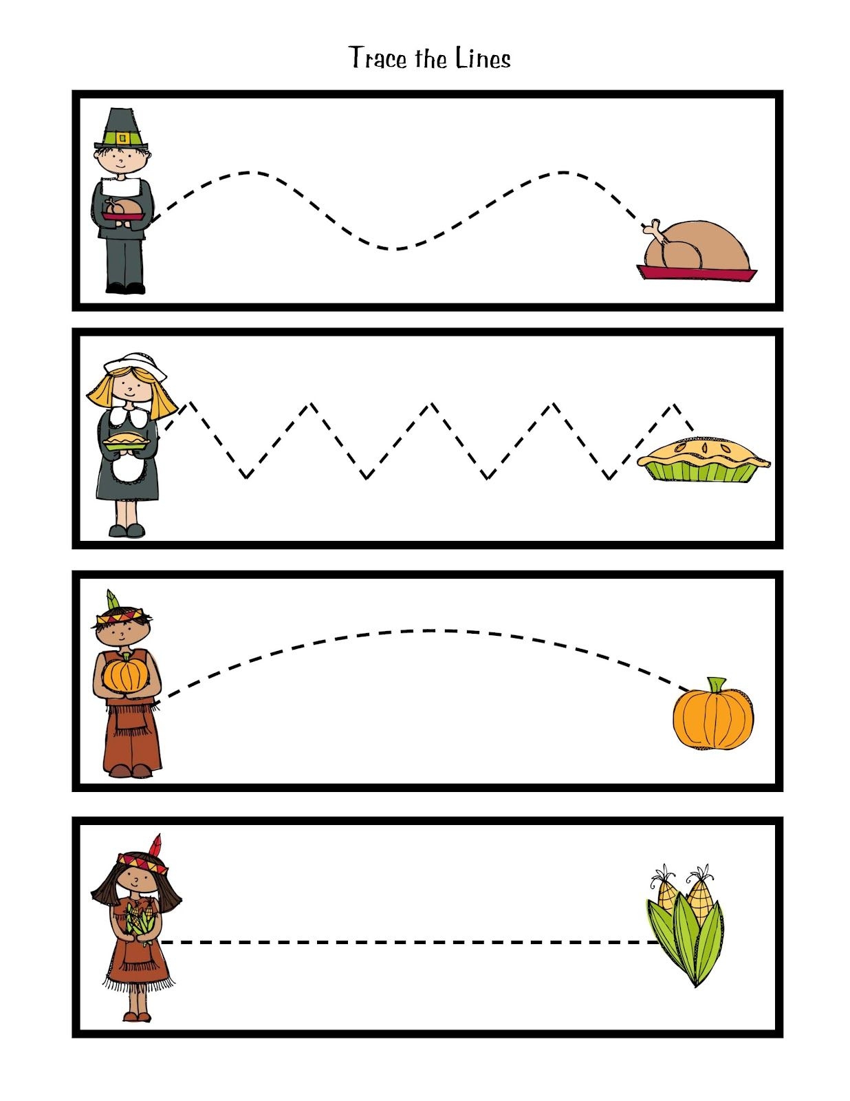 thanksgiving activities for preschoolers printables