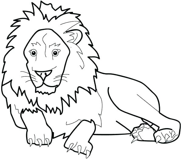 The Lion And The Mouse Coloring Page At GetDrawings Free Download