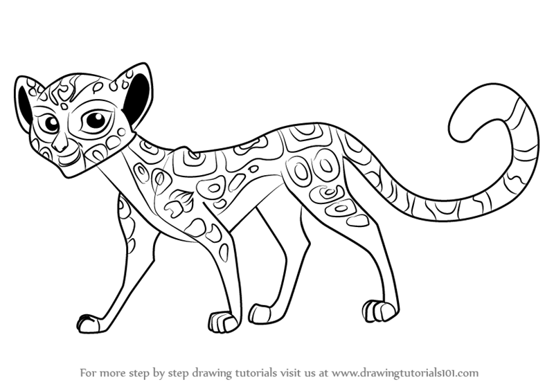 The Lion Guard Fuli Coloring Pages Printable Coloring Pages