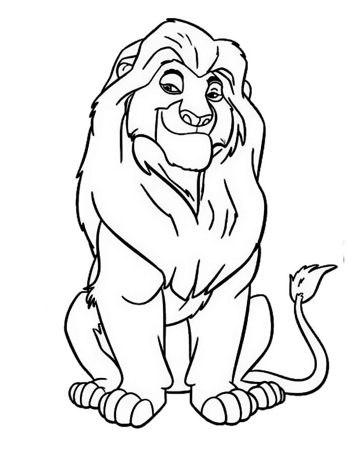 The Lion King Coloring Pages Free Printable PDF 