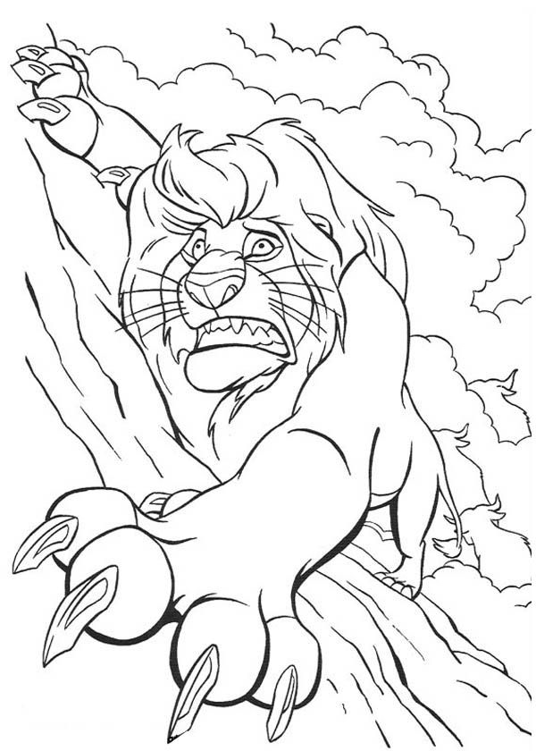 The Lion King Coloring Pages Mufasa Coloring Home