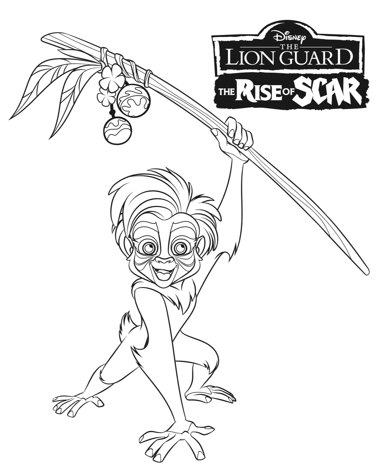 The Lion King Scar Coloring Pages