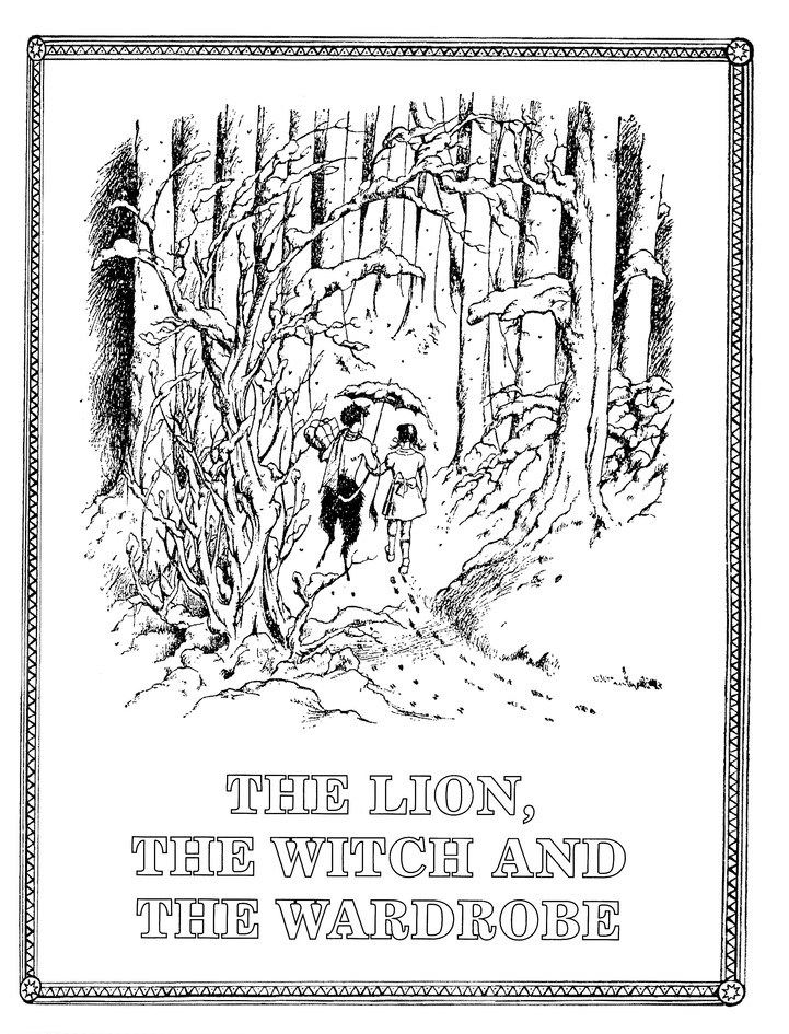 lion witch wardrobe coloring pages