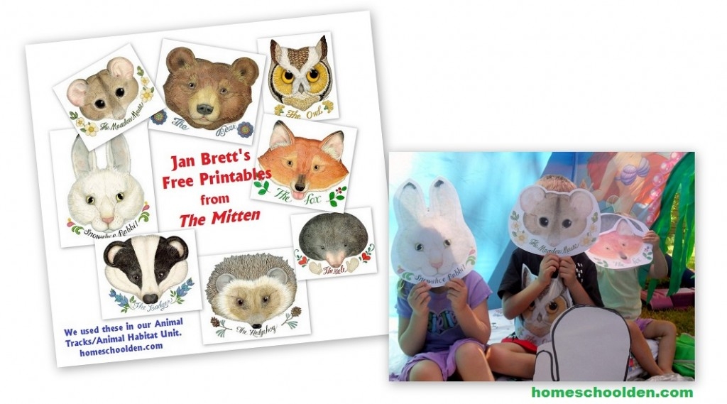 The Mitten Free Animal Printable Activities Homeschool Den