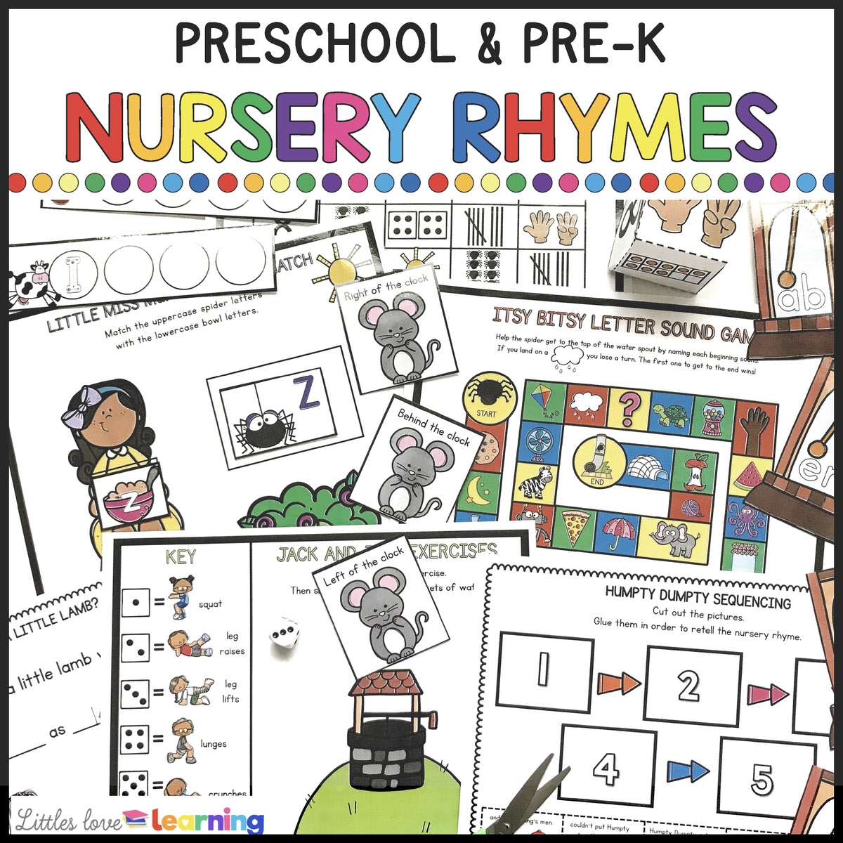 nursery rhymes for preschool activities free printables