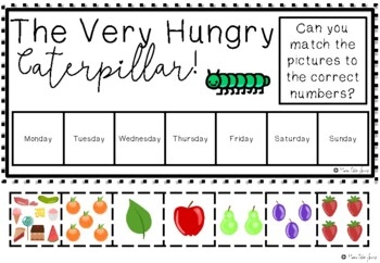 The Very Hungry Caterpillar Sequencing Activities By Miss Elle Jay