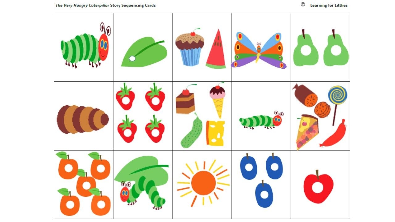 printable the very hungry caterpillar activities
