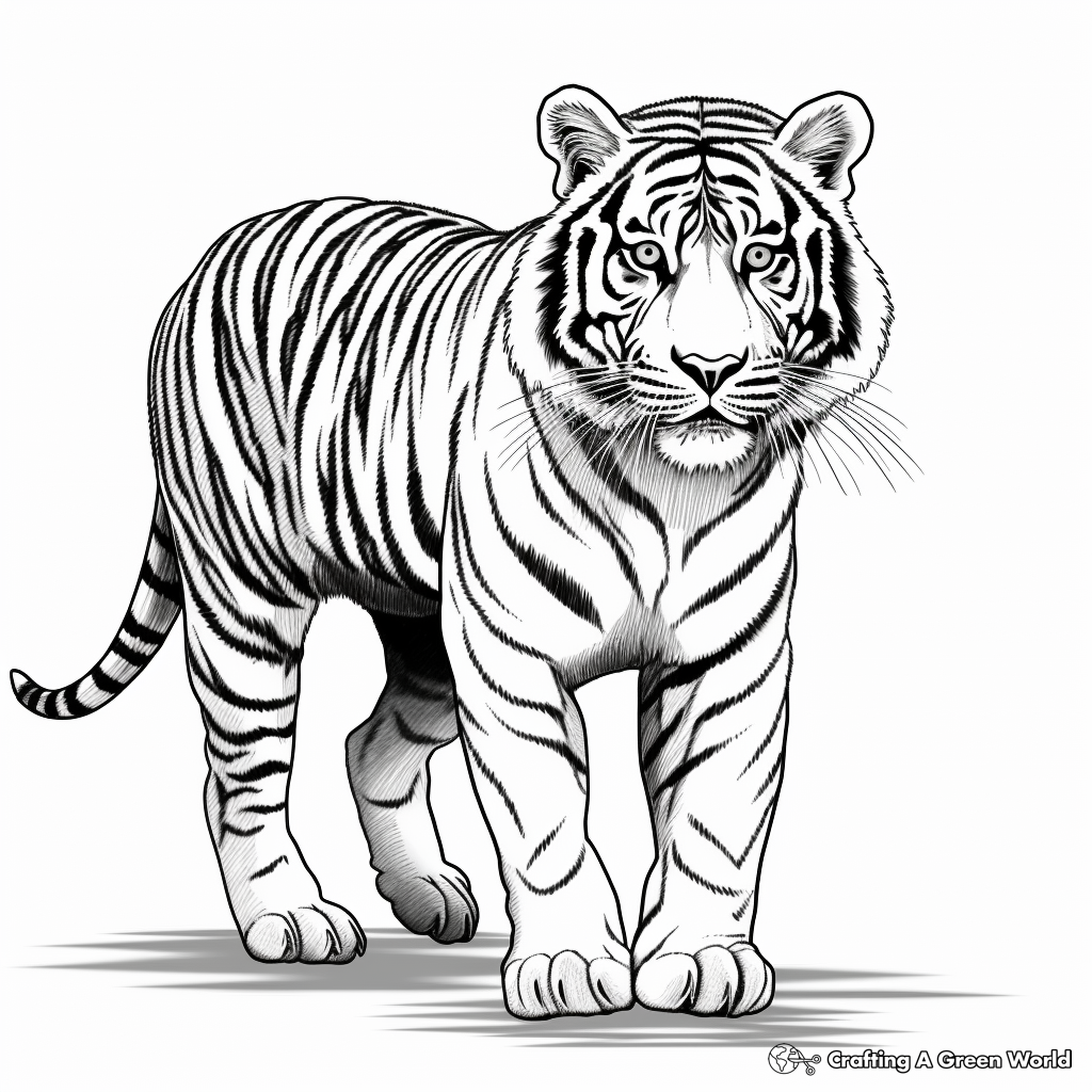 Tiger Coloring Page With Fun Fact FREE Printable Download The 