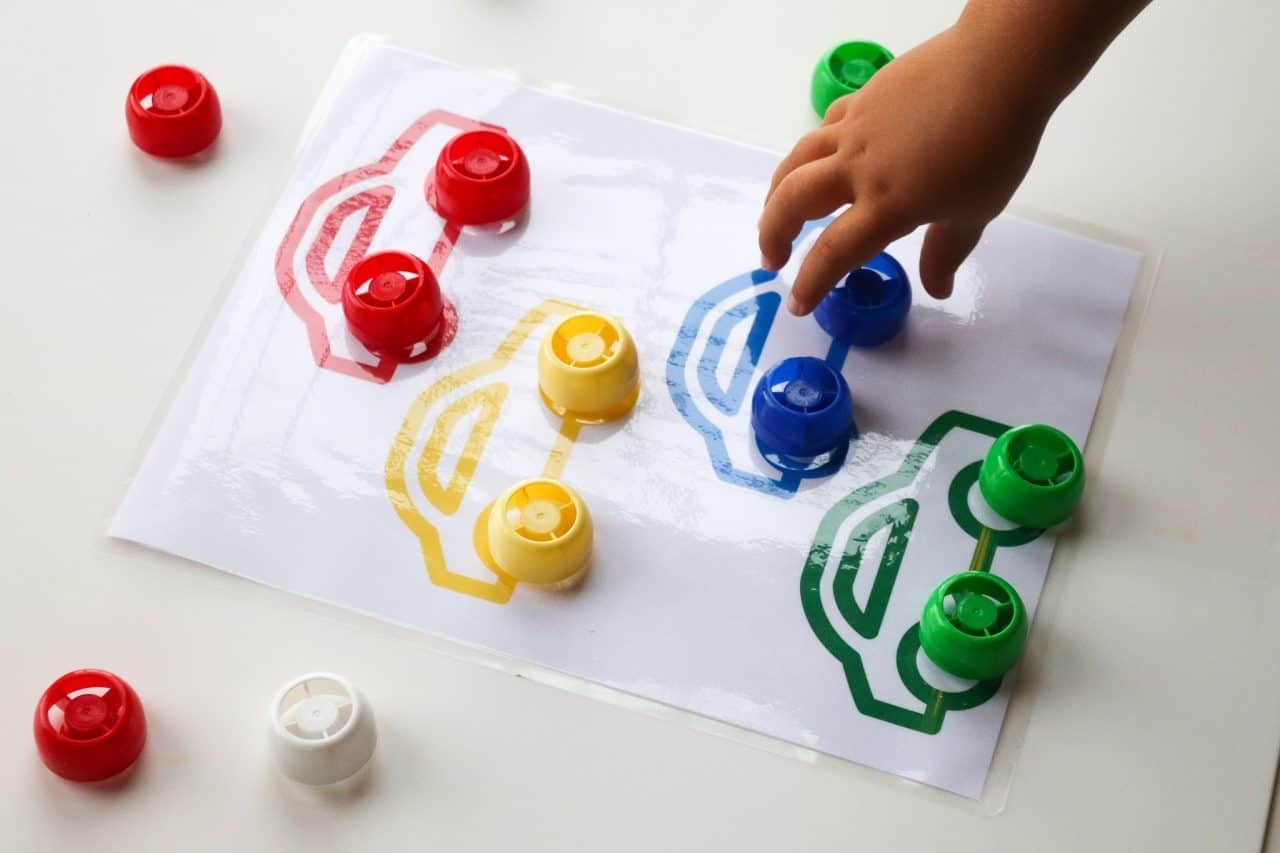color matching activity printable