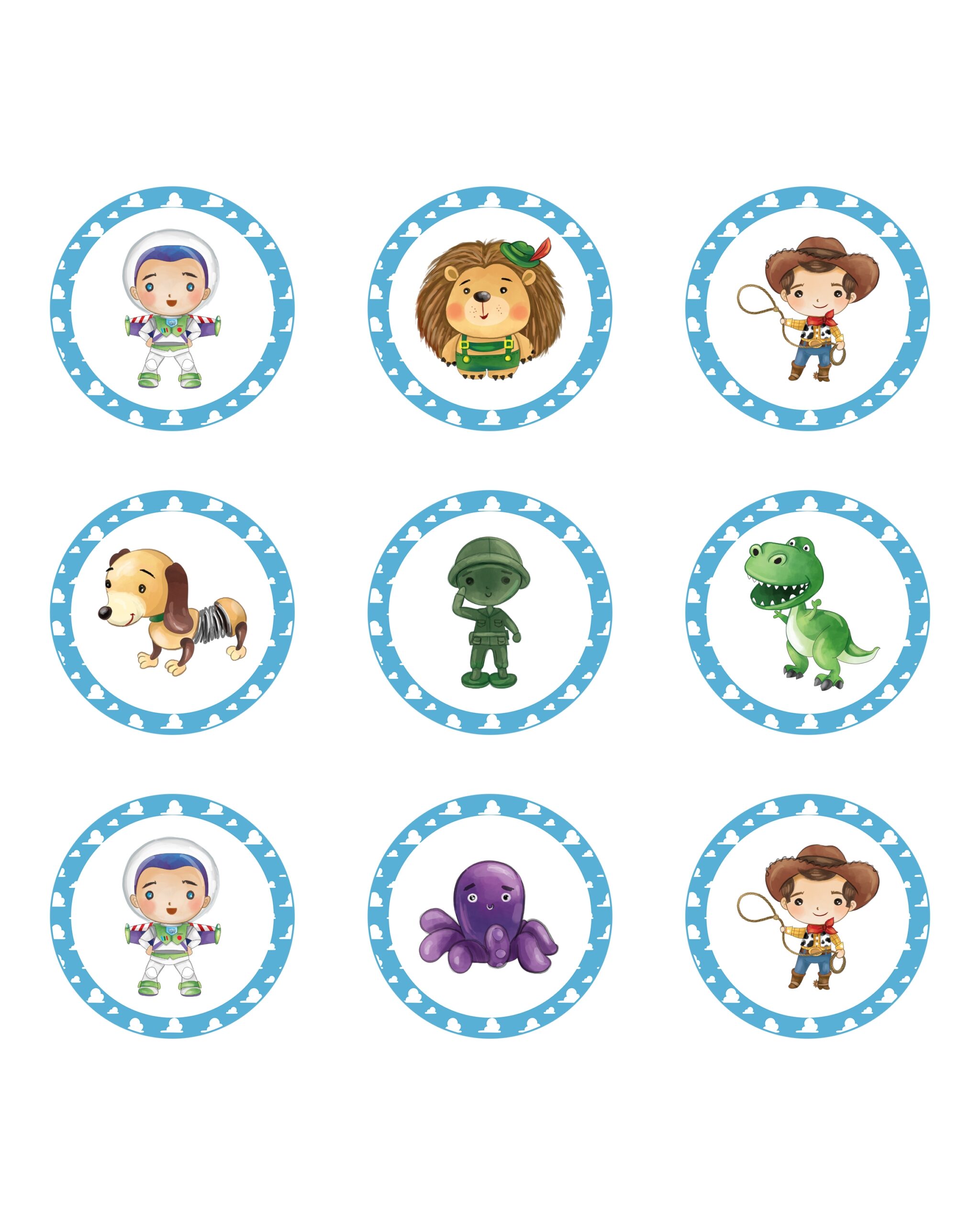 Toy Story Characters Pictures Printable Printable New Year Banners