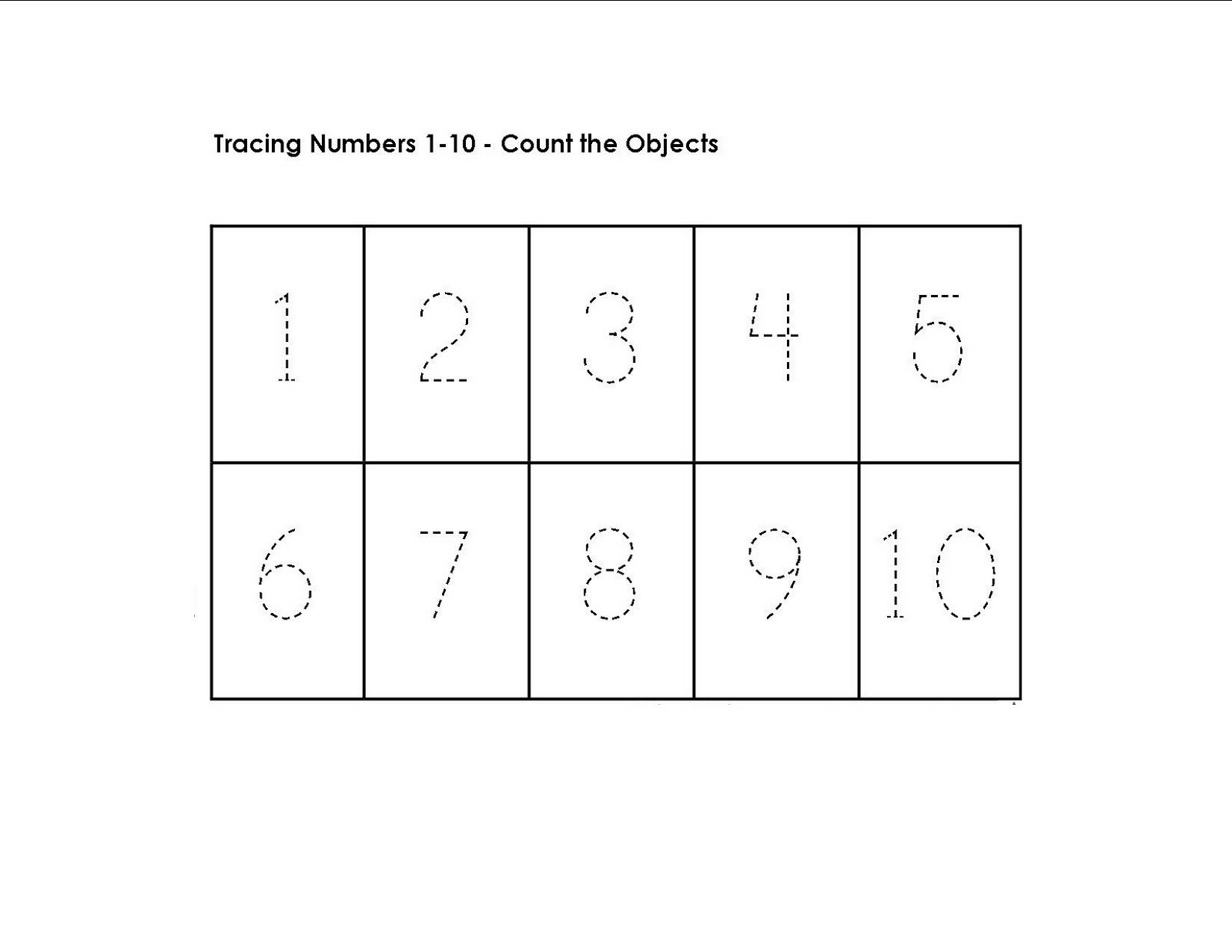 numbers worksheet printable