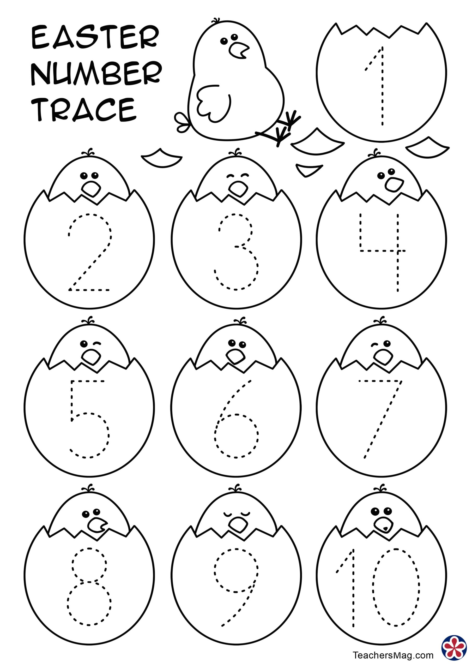 tracing numbers worksheets preschool