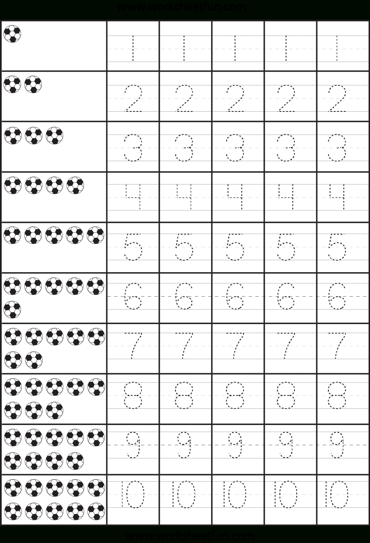 Tracing Numbers 1 10 Worksheets Pdf Pixilateddesign