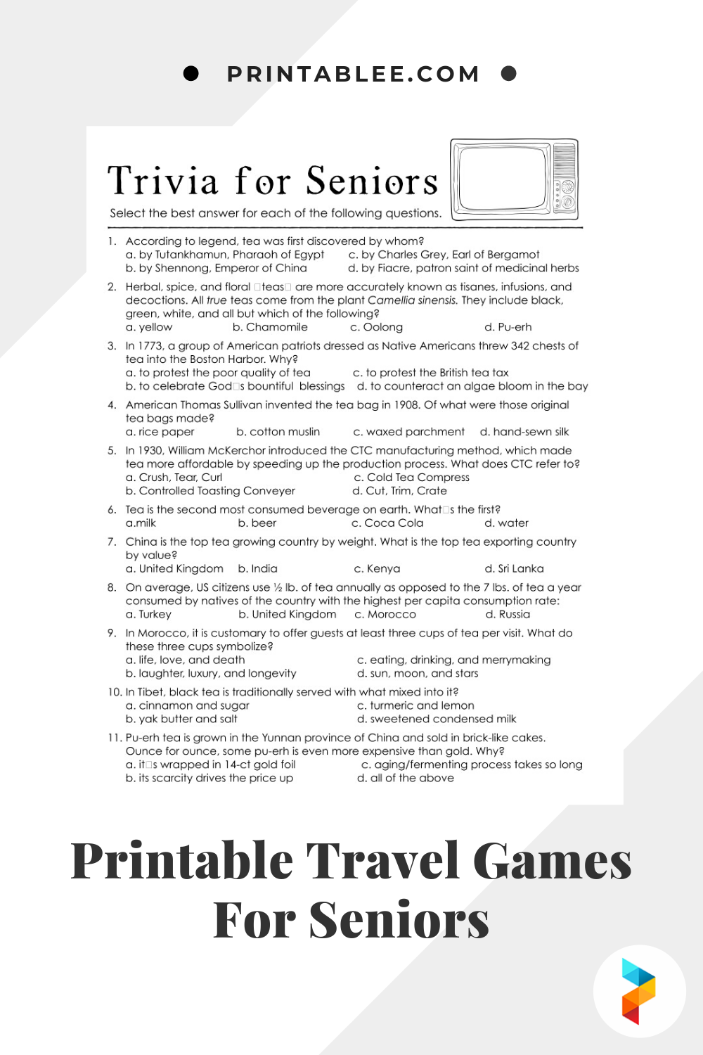 printable activities for seniors