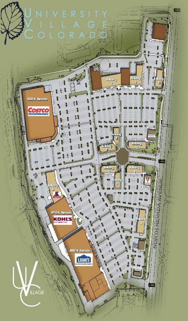 University Village Shopping Center Colorado Springs Colorado Real 