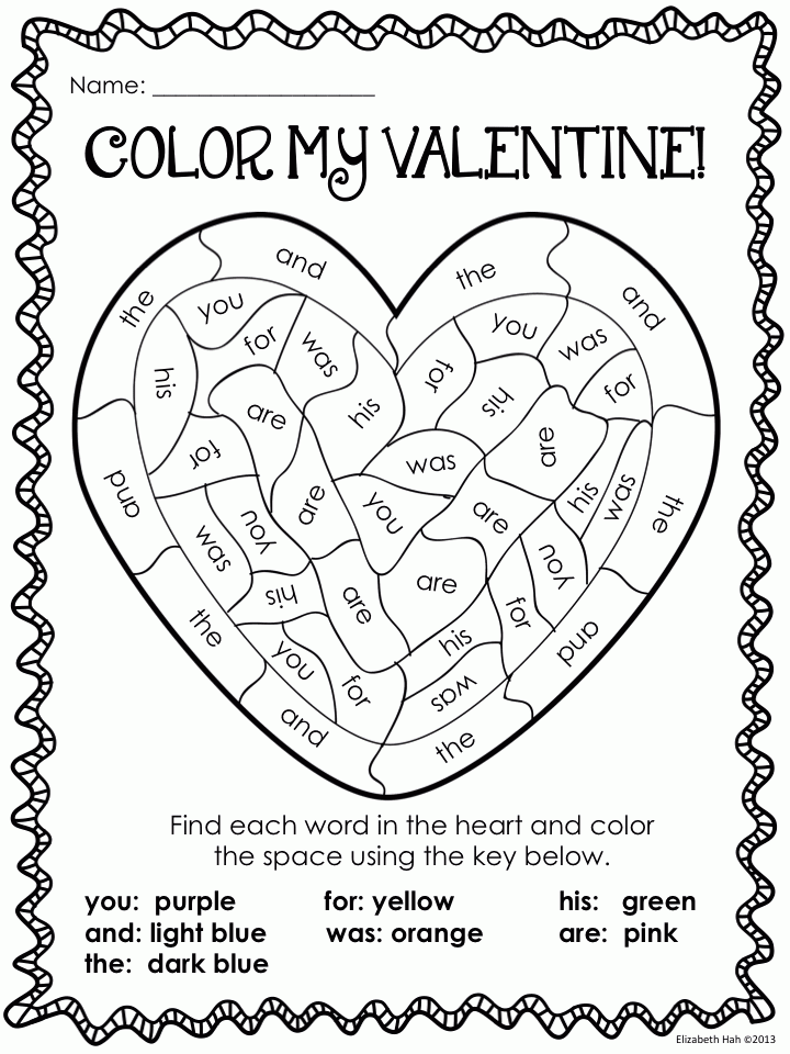 valentine's day activities for kids printable