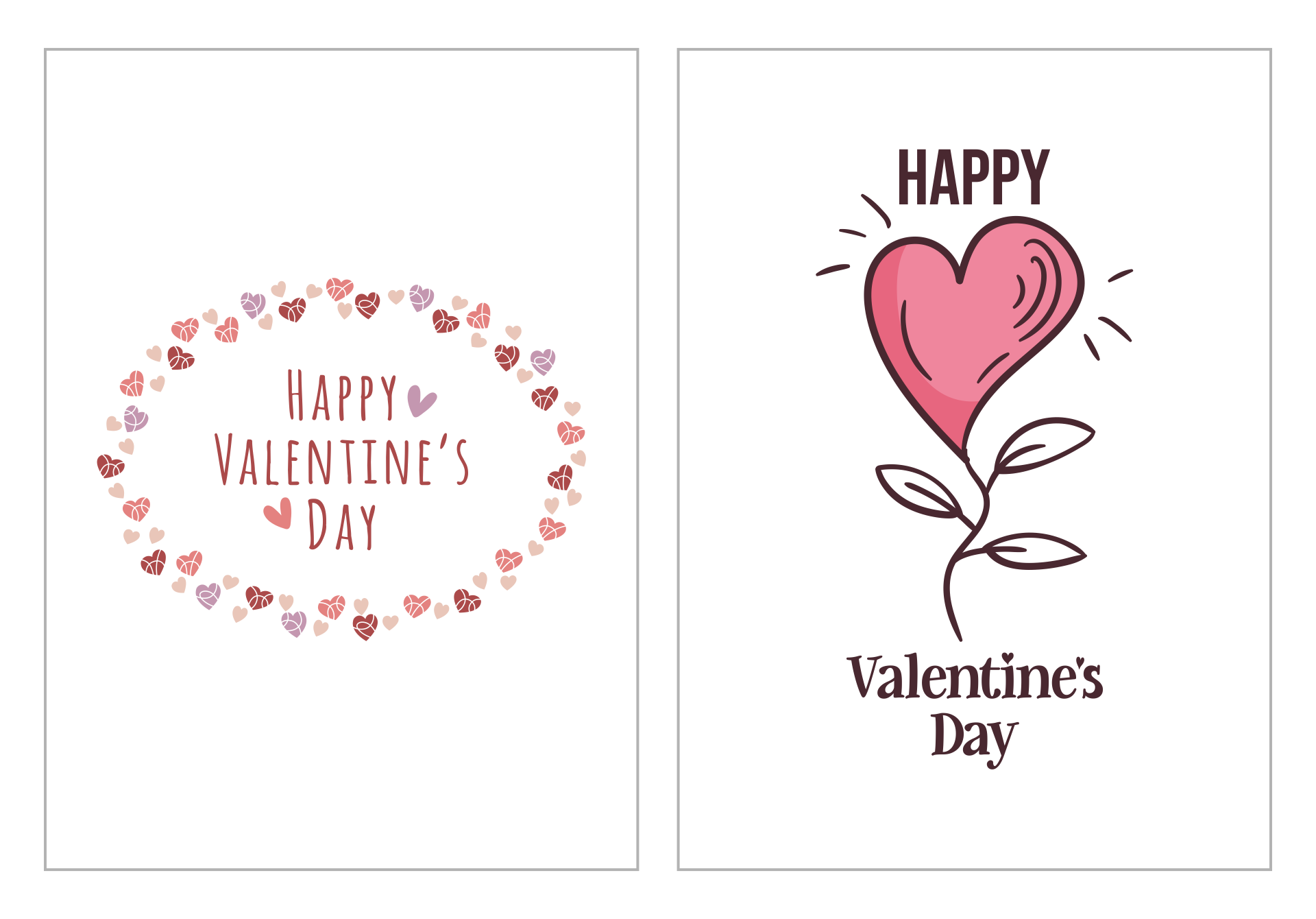 Valentine 39 s Templates 11 Free PDF Printables Printablee