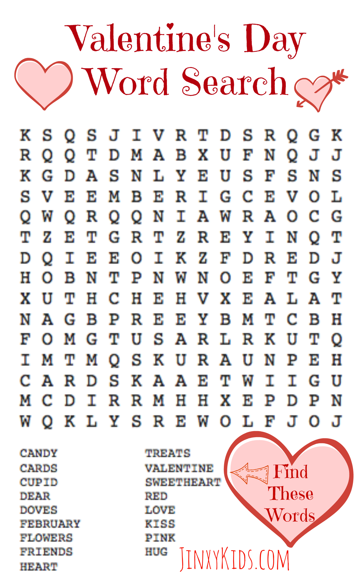 Valentine Activity Printables