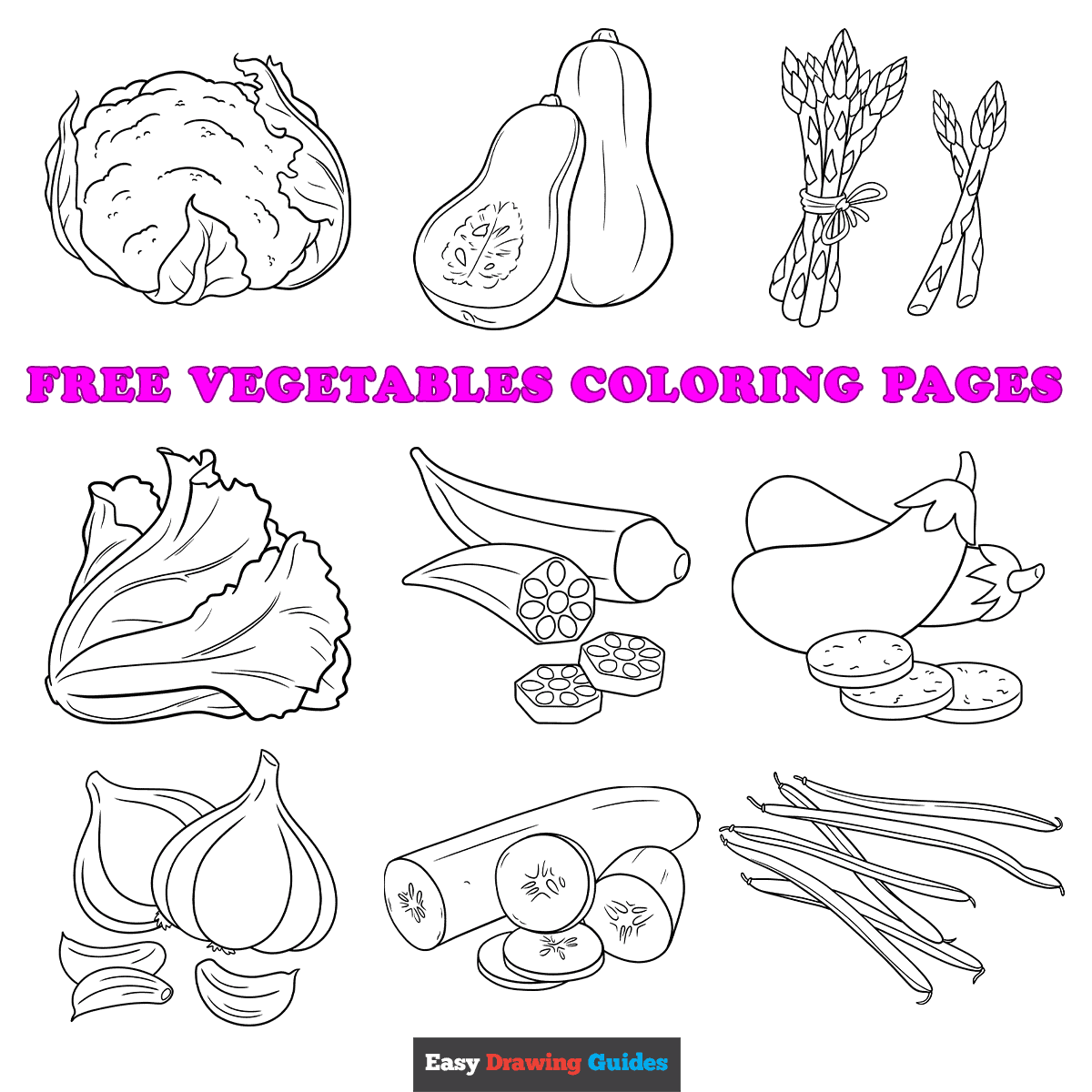 vegetables printable pictures