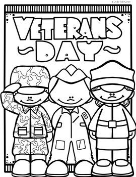 Veterans Day Coloring Pages By Under Kidstruction TpT