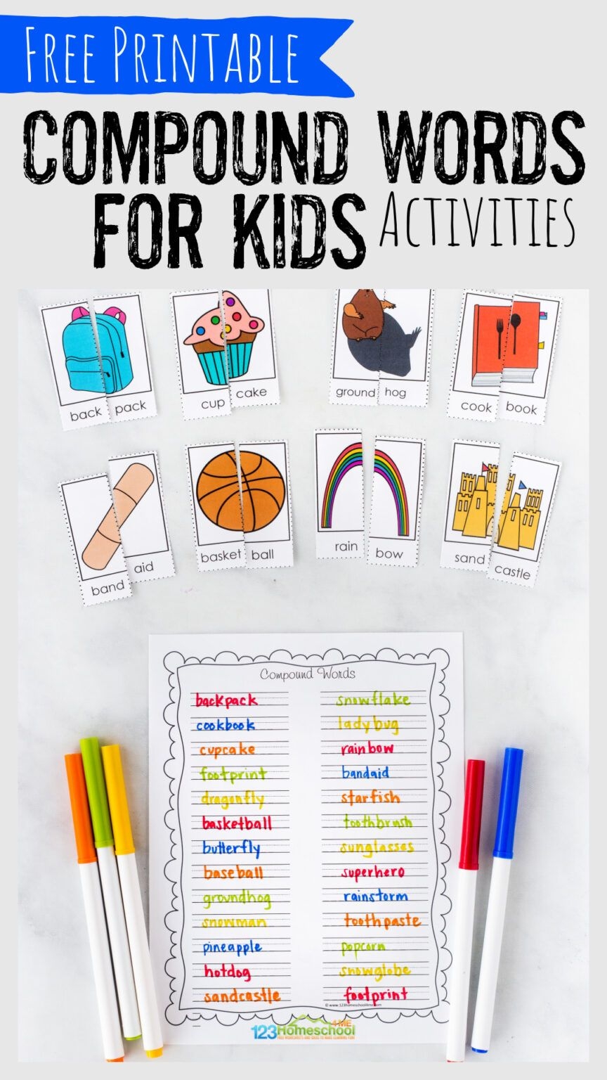 Visualize How Two Words Form To Make A New Word With These FREE 