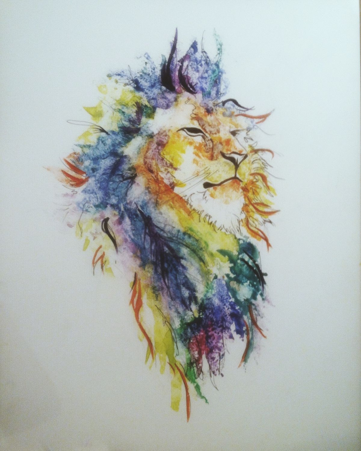 Watercolor Lion Tattoo Graffiti Lioness Tattoo Lion Mandala Free
