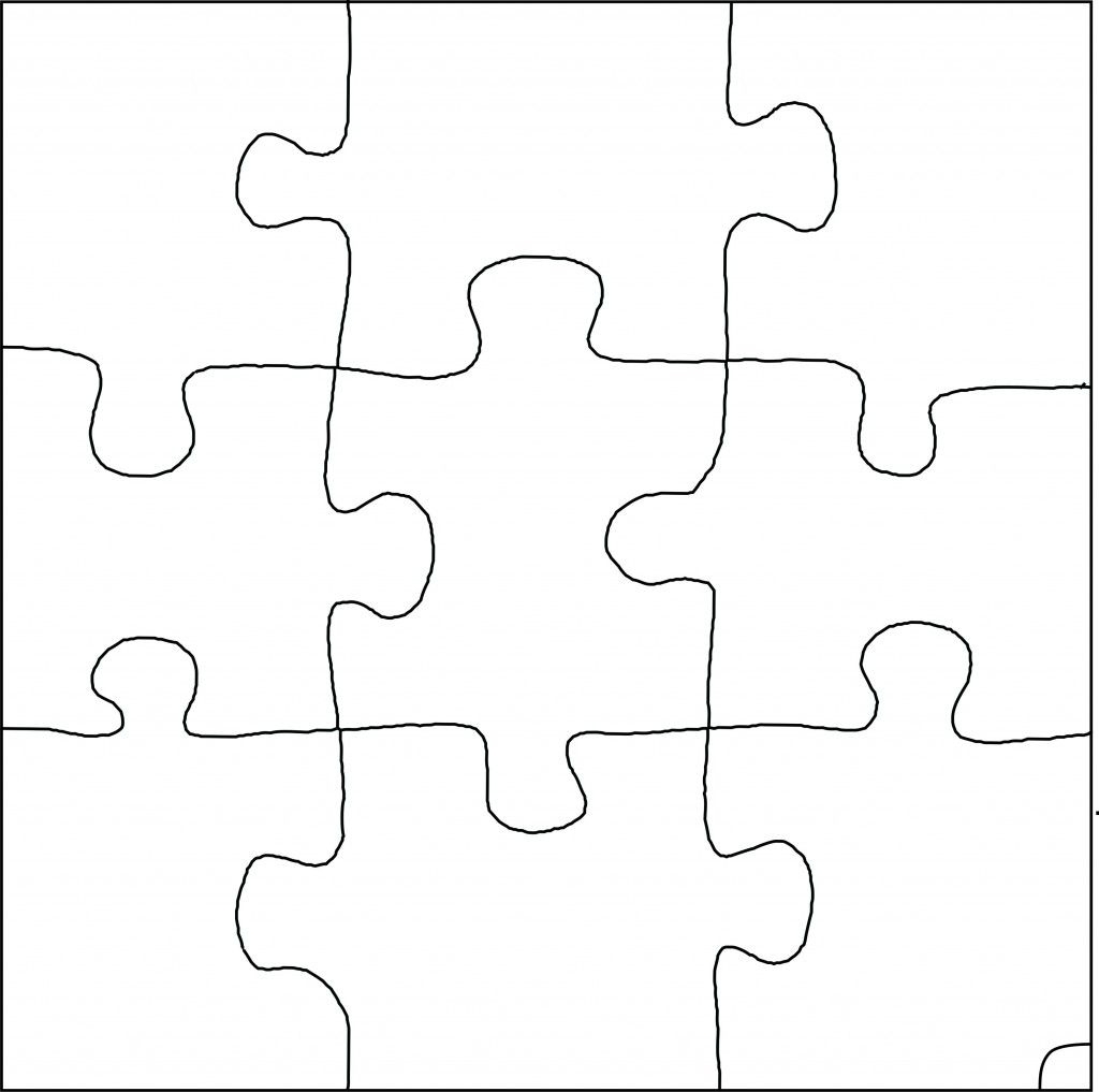 We All Fit Together Puzzle Template Free Printable Word Searches