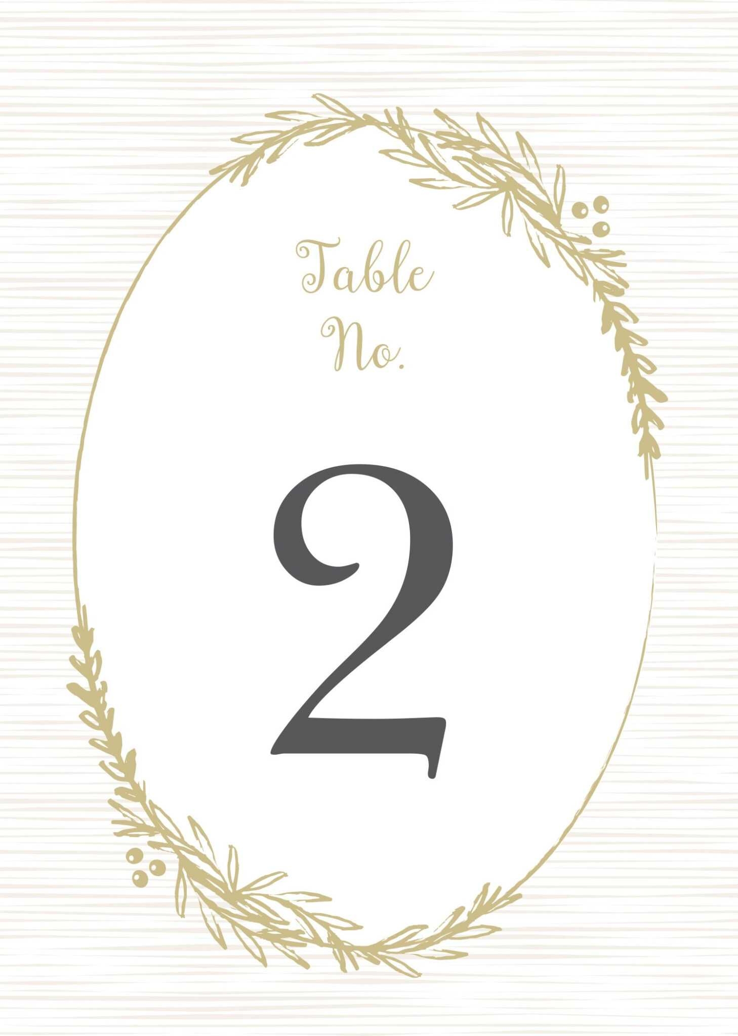 Wedding Table Numbers Printable Pdfbasic Invite For Table Number 