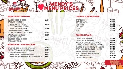 Wendy 39 s Menu Prices Limited Time Discounts 2024 