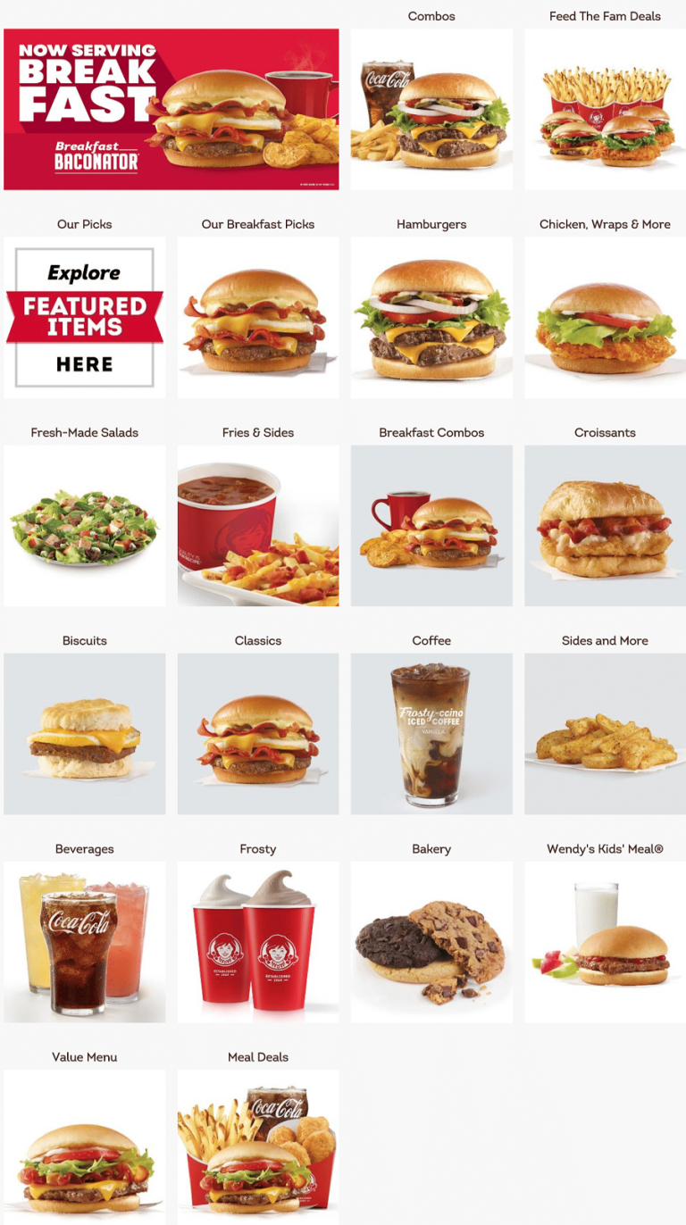 Wendy 39 s Menu With Prices Wendys Menu Hours October 2023