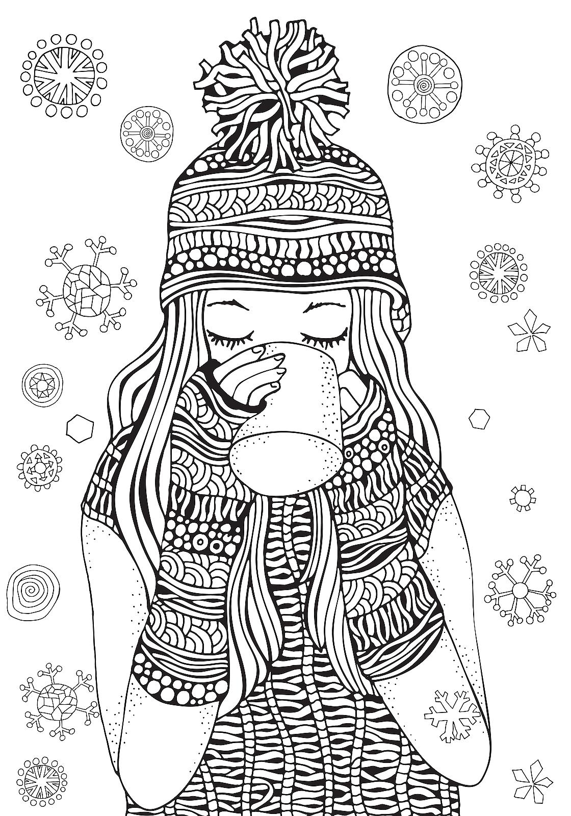 Winter Puzzle Coloring Pages Printable Winter Themed Vrogue co